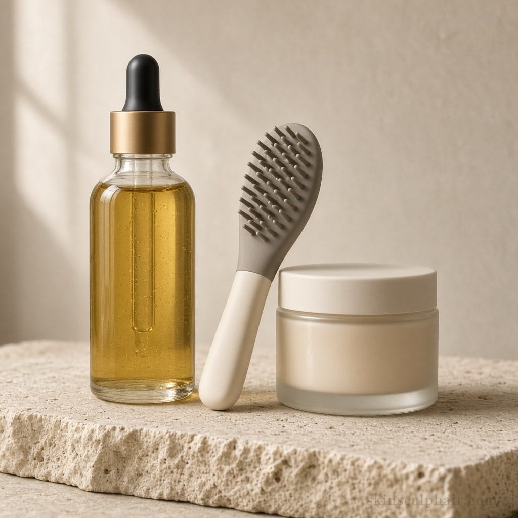 Demo scalp comfort kit for cosmetic home care